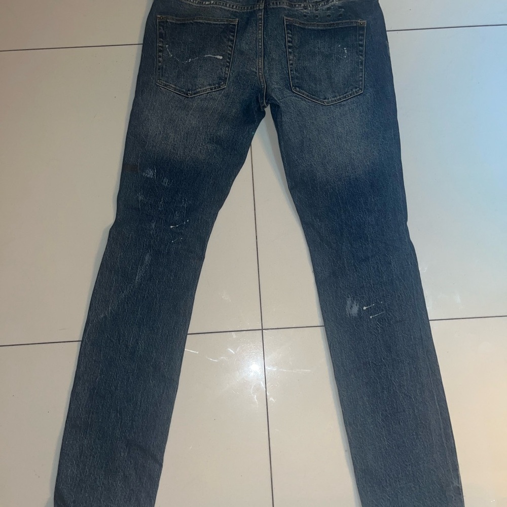Ksubi Chitch Odyssey Denim Men's Distressed Blue Jeans Size 34 - Picture 8 of 13